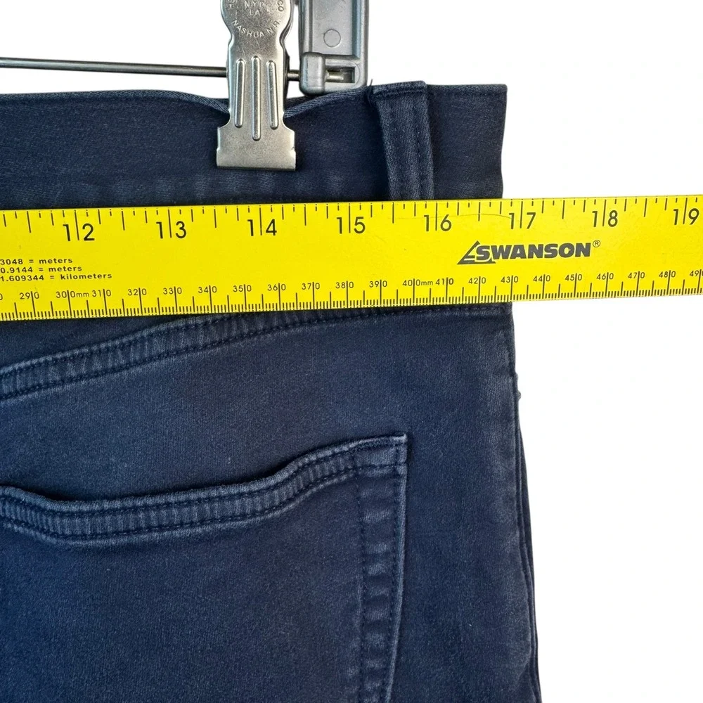 Banana Republic Slim Traveler Navy Pants Men 32x32 Casual‎ Stretch Cotton Blend